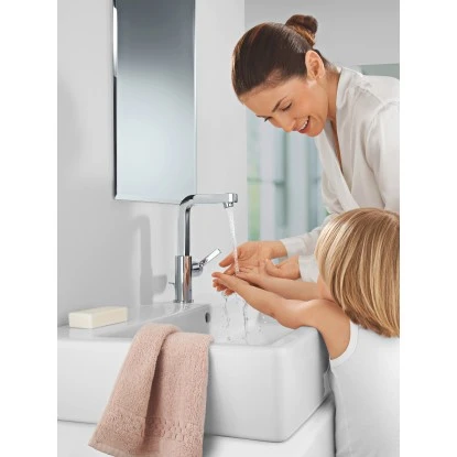 Grohe Einhebelmischer-Waschbeckenarmatur Lineare Chrom – Bild 2